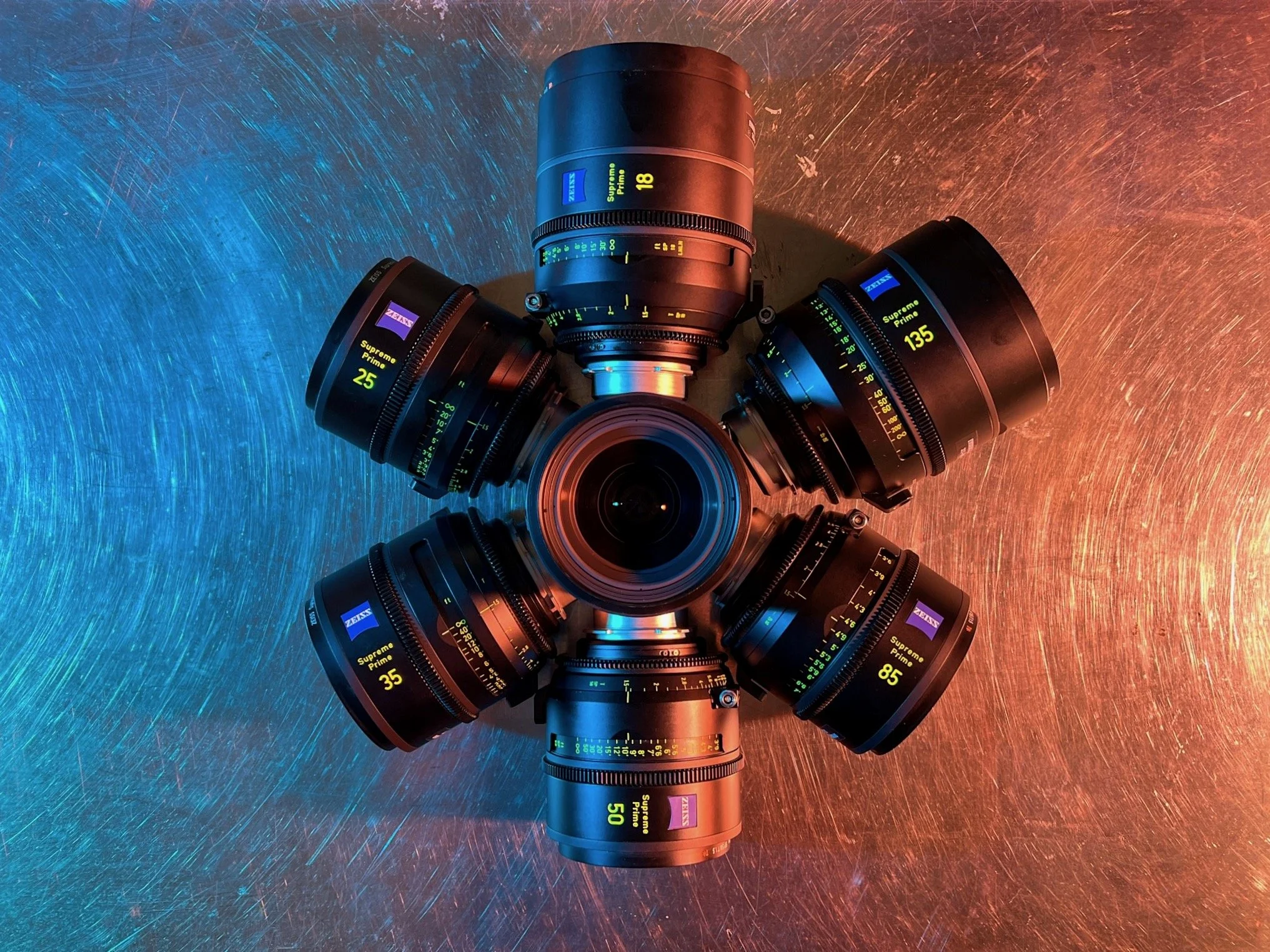 ZEISS SUPREME FULL FRAME T1.5: 18mm, 25mm, 29mm, 35mm, 50mm, 85mm